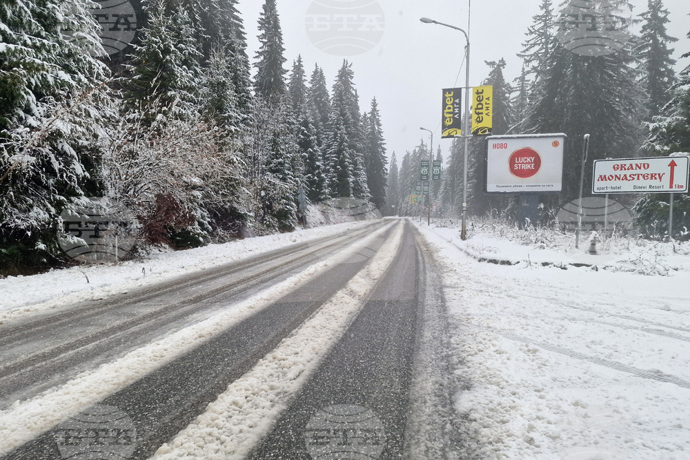 Сняг вали по високите части в Родопите