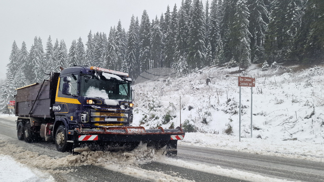 Снежната покривка в Пампорово е 10 см, съобщиха планинските спасители в курорта 