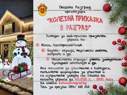 Разград - конкурс - коледна украса