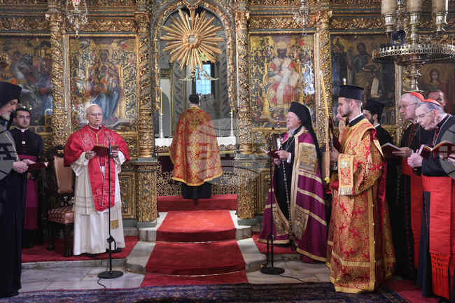 Папа Лъв XIV посети Вселенската патриаршия в Истанбул