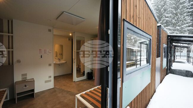 Изградиха временно олимпийско селище в Кортина д'Ампецо с 377 мобилни къщички 