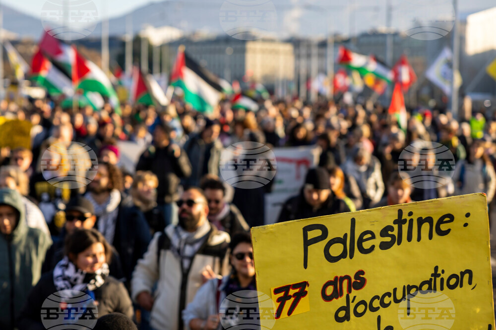 SWITZERLAND PRO PALESTINIAN DEMO