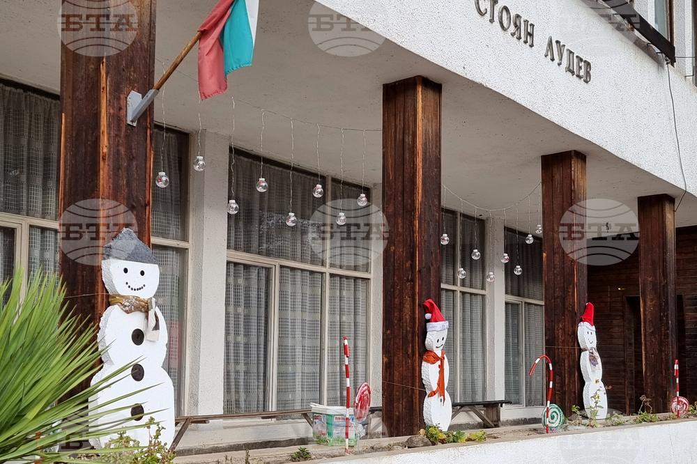 Село Скриняно - младежи - коледна украса