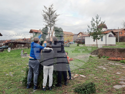 Село Скриняно - младежи - коледна украса