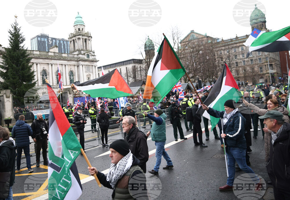 Britain Northern Ireland Protests
