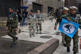 Argentina Military Protest