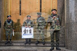 Argentina Military Protest
