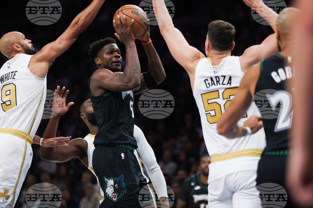 Celtics Timberwolves Basketball