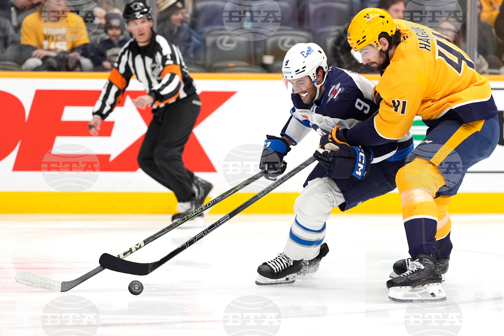 Jets Predators Hockey