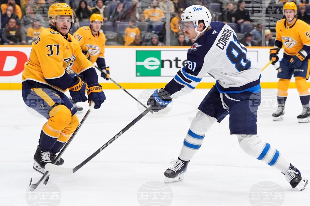 Jets Predators Hockey