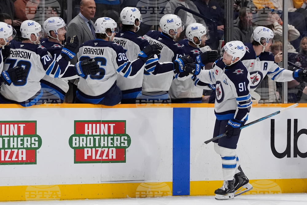 Jets Predators Hockey