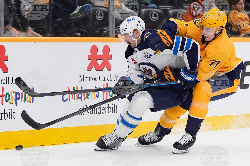 Jets Predators Hockey