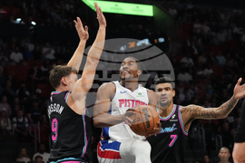 Pistons Heat Basketball