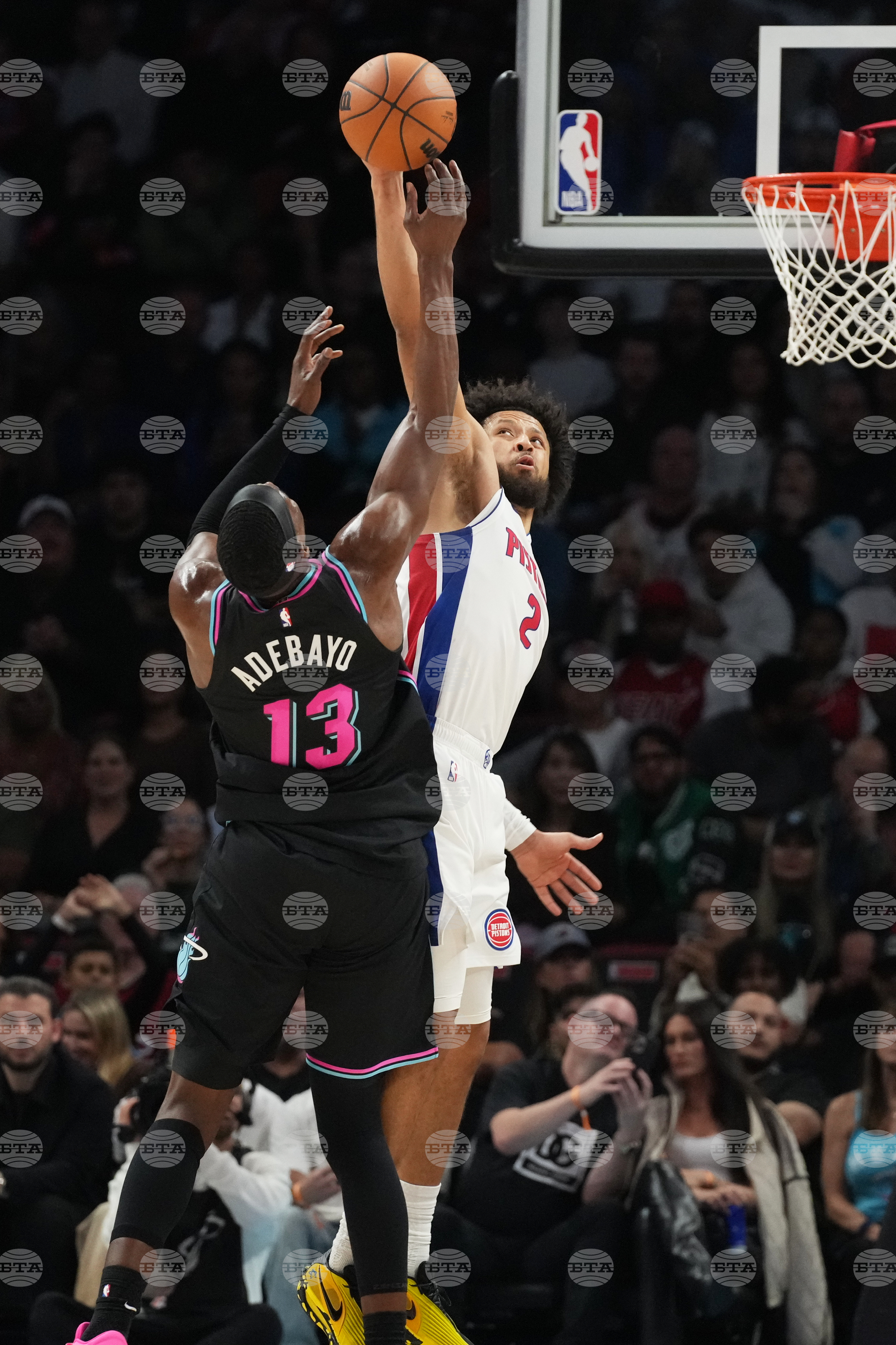 Pistons Heat Basketball