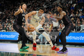 Nets Bucks Basketball