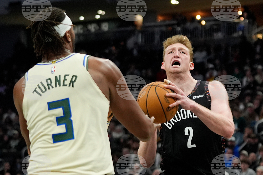 Nets Bucks Basketball