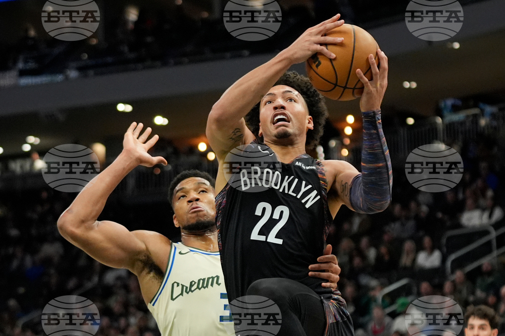 Nets Bucks Basketball