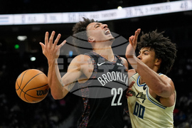 Nets Bucks Basketball