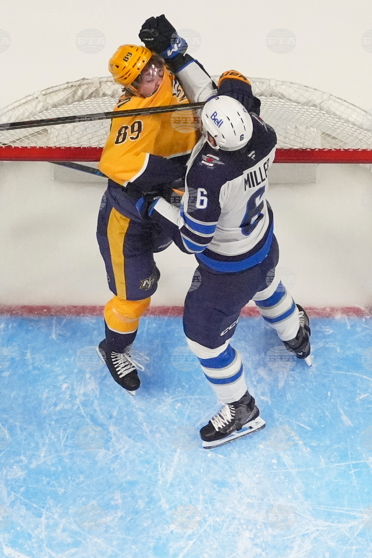 Jets Predators Hockey