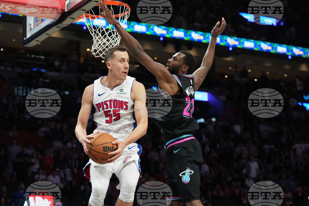 Pistons Heat Basketball