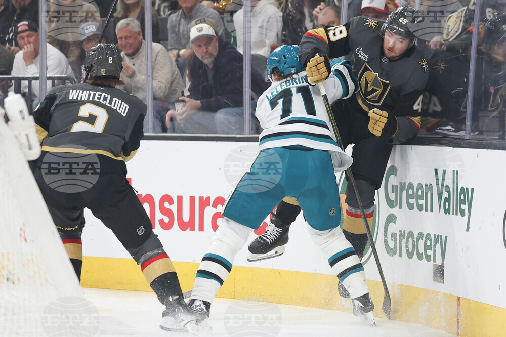 Sharks Golden Knights Hockey