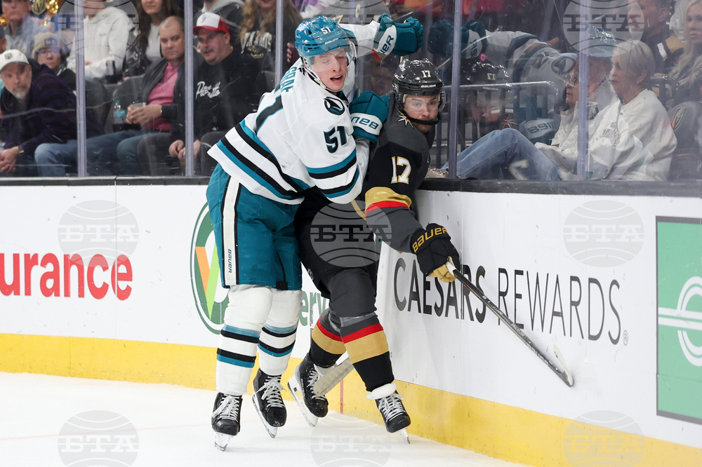 Sharks Golden Knights Hockey