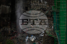 APTOPIX Hong Kong Fire