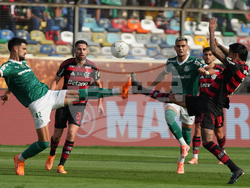 APTOPIX Peru Brazil Copa Libertadores Soccer