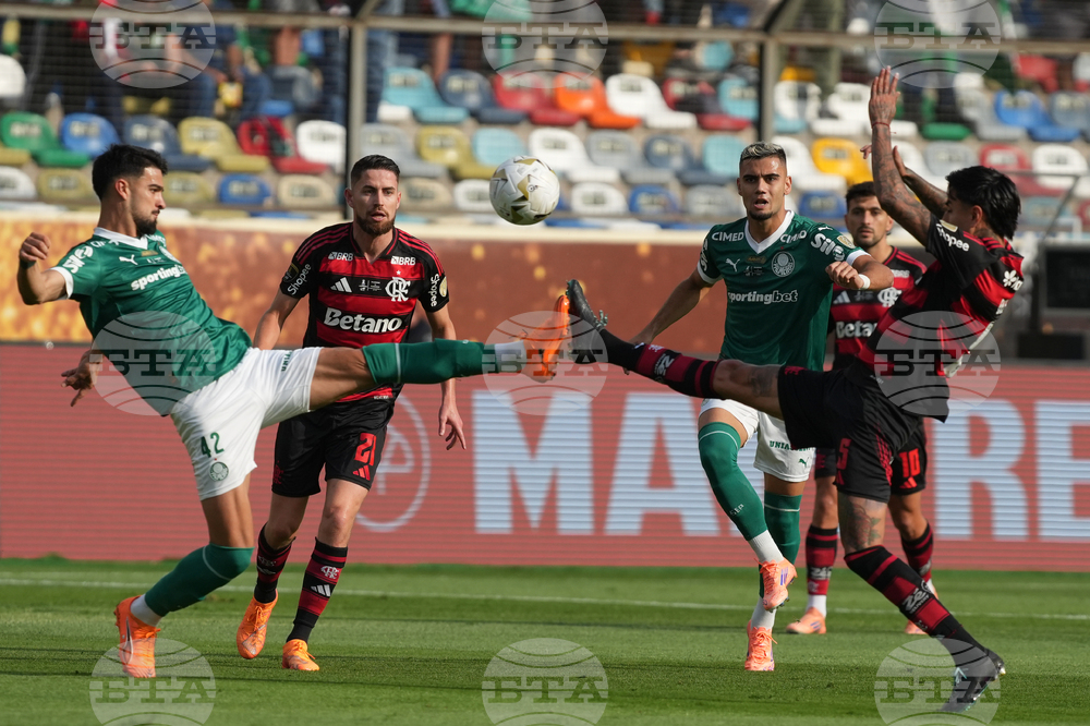APTOPIX Peru Brazil Copa Libertadores Soccer
