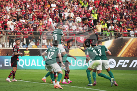 APTOPIX Peru Brazil Copa Libertadores Soccer