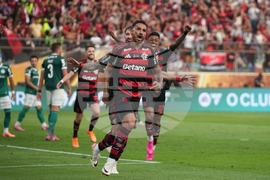 APTOPIX Peru Brazil Copa Libertadores Soccer