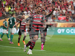 APTOPIX Peru Brazil Copa Libertadores Soccer