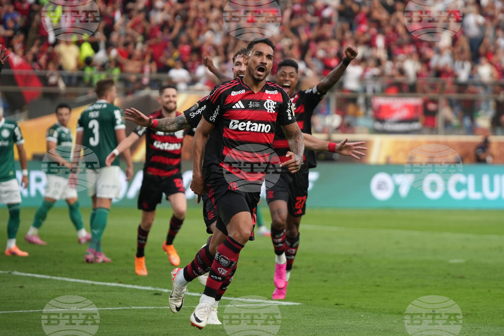 APTOPIX Peru Brazil Copa Libertadores Soccer
