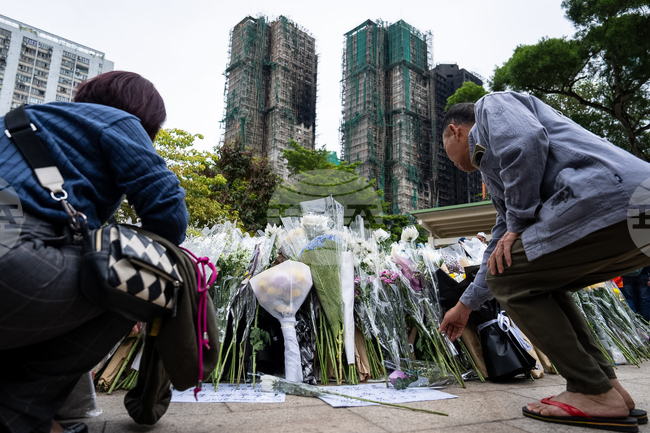 Броят на жертвите при пожара в Хонконг достигна 146, след като още тела бяха открити в жилищния комплекс