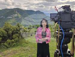 В България, Италия и Турция е сниман документален филм за певицата Диана Дафова, снимка – екип