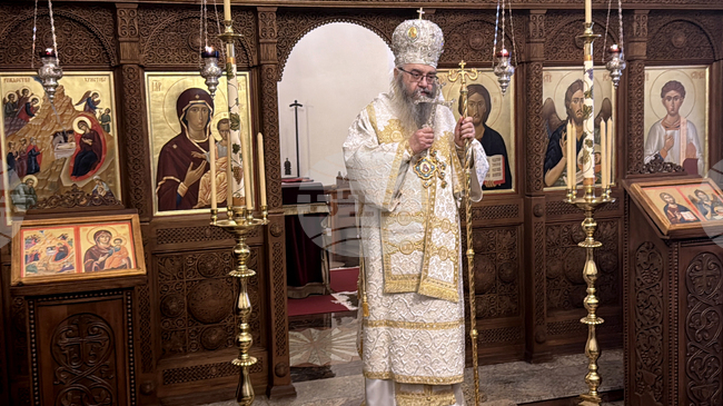 На Андреевден игуменът на Рилския манастир призова да не се пристрастяваме към земните богатства и привички по примера на първия апостол на Христос