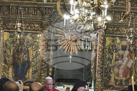 Турция - Истанбул - Папа Лъв XIV и Вселенски патриарх Вартоломей - литургия
