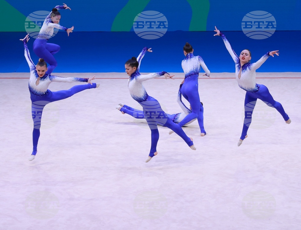 Самоков - Световно първенство по естетическа гимнастика - награждаване