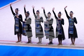 Самоков - Световно първенство по естетическа гимнастика - награждаване