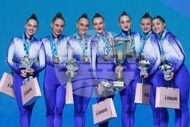 Самоков - Световно първенство по естетическа гимнастика - награждаване