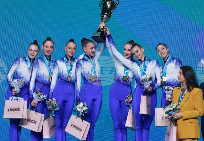 Самоков - Световно първенство по естетическа гимнастика - награждаване