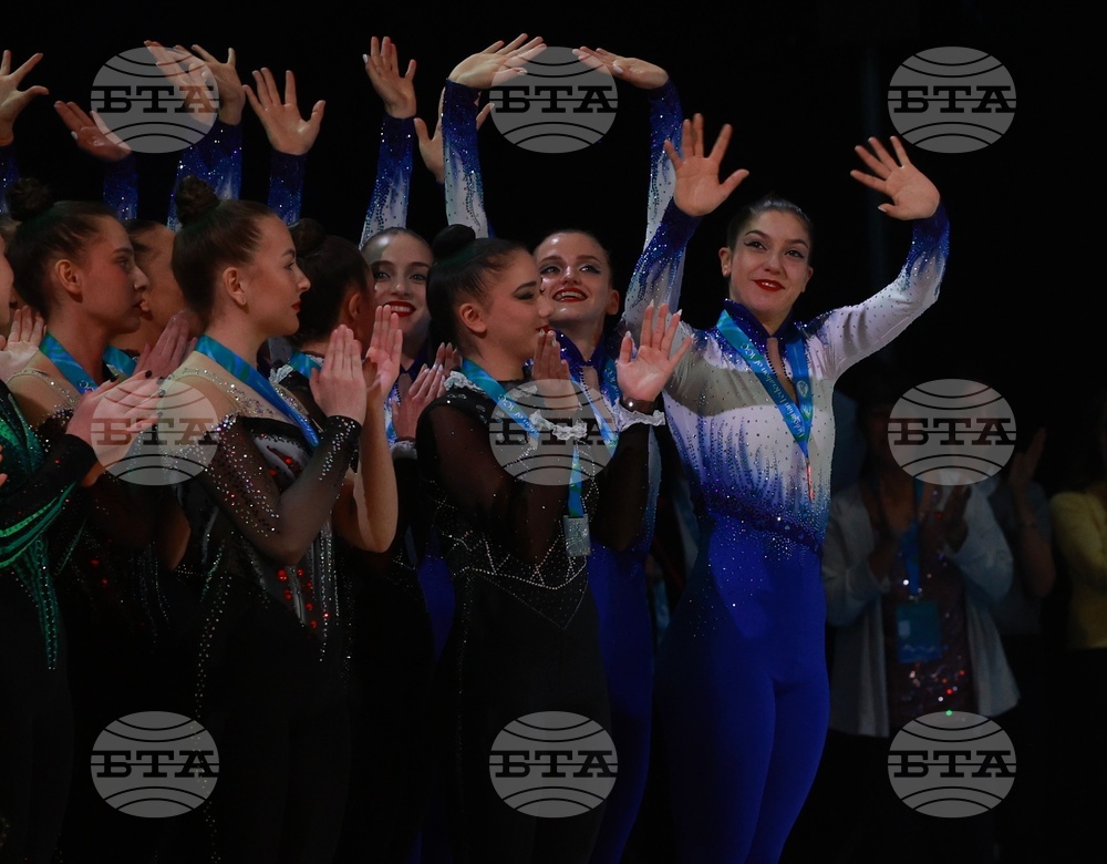 Самоков - Световно първенство по естетическа гимнастика - награждаване