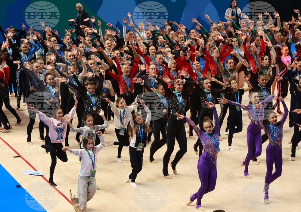 Самоков - Световно първенство по естетическа гимнастика - награждаване