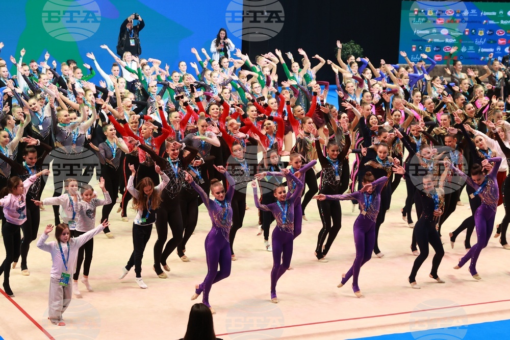 Самоков - Световно първенство по естетическа гимнастика - награждаване