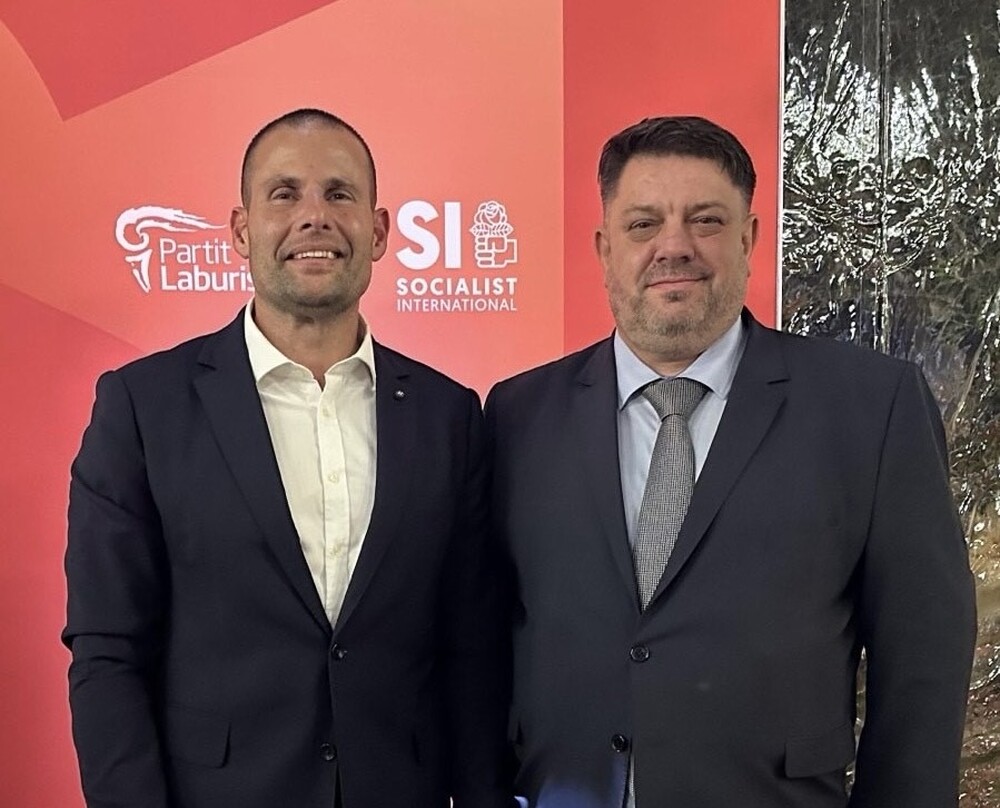 БСП: Атанас Зафиров обсъди възможности за сътрудничество с премиера на Малта Робърт Абела