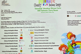 Република Северна Македония - Дипломатически благотворителен базар