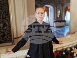 Лаура Гарсия Лорка пред БТА, снимка – Даниел Димитров/БТА