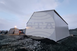 Ден 69 - В българската антарктическа база „Св. Климент Охридски“ беше изградена постройка за съхранение на техника