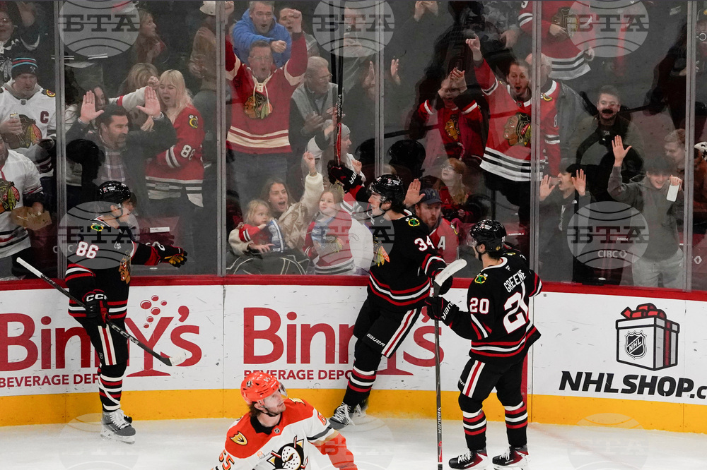 Ducks Blackhawks Hockey