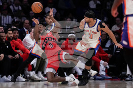 Raptors Knicks Basketball